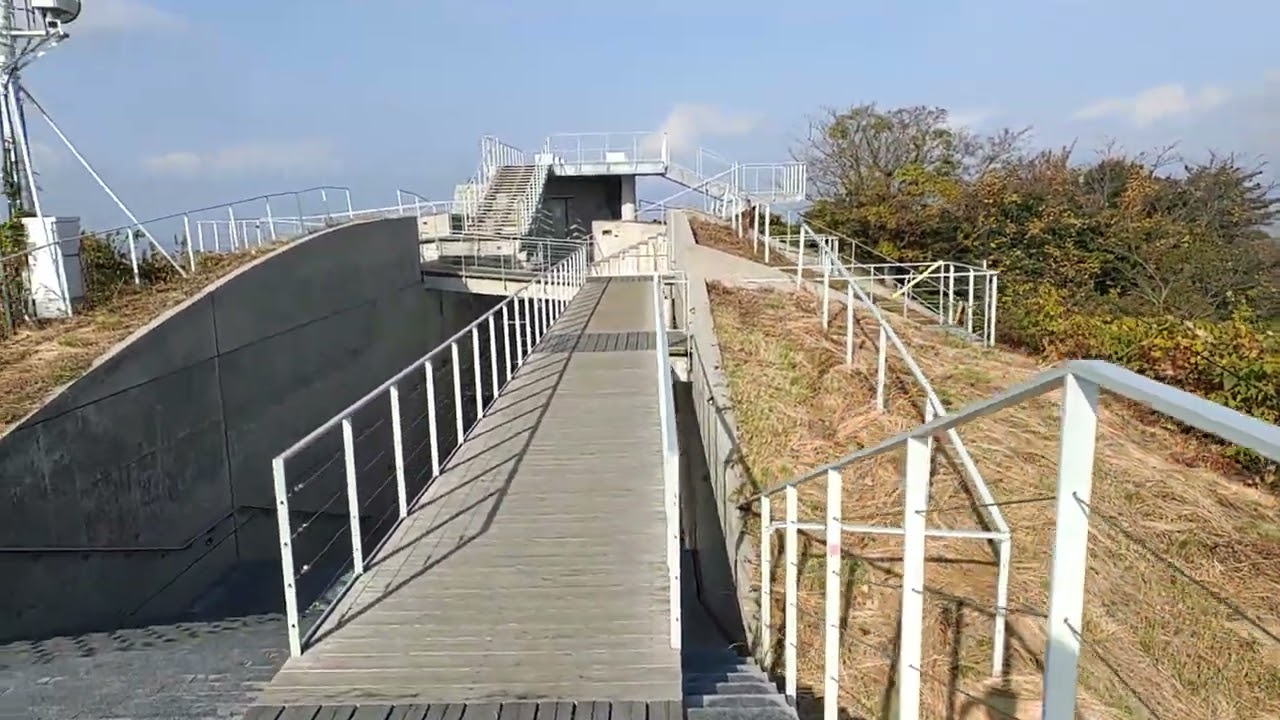 亀老山展望台からの眺め