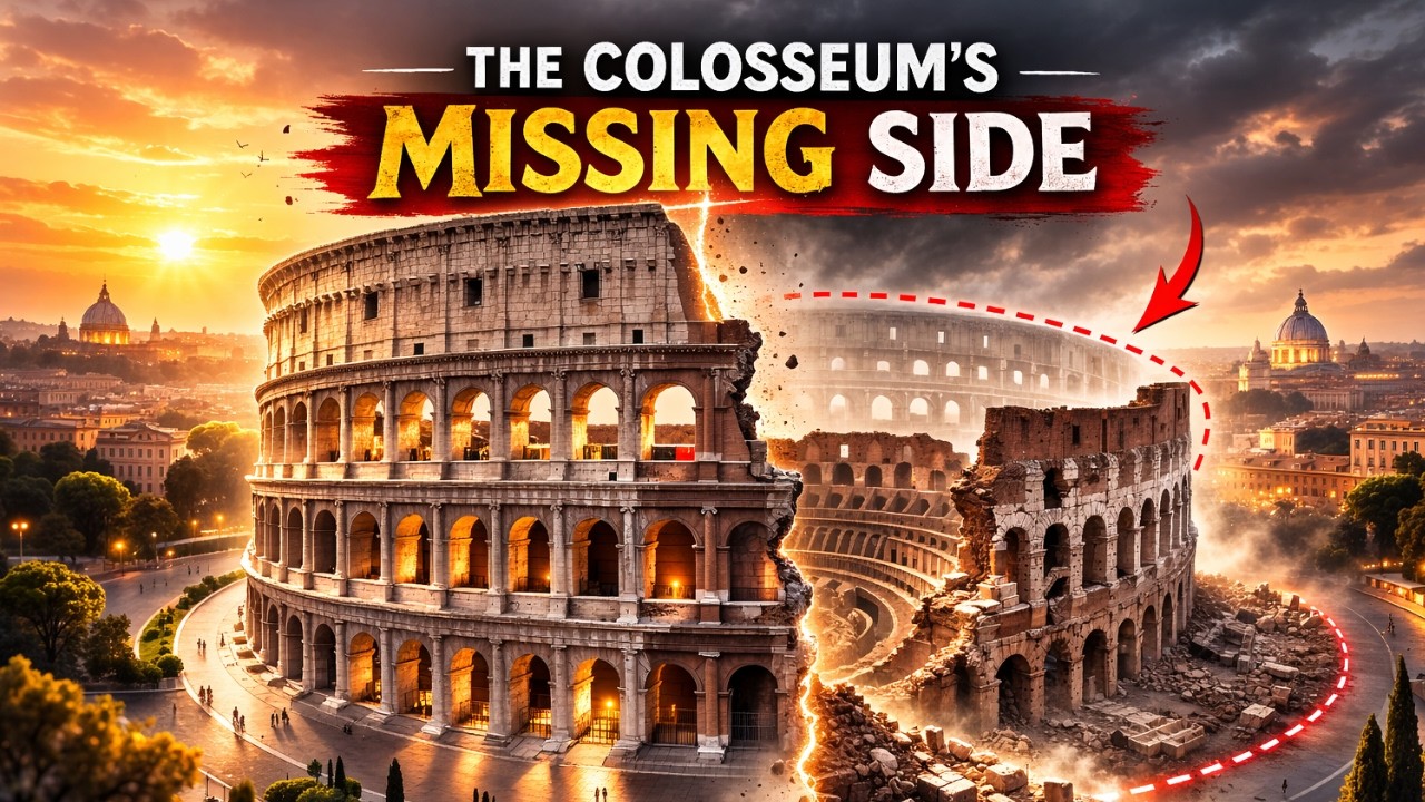 The Colosseum’s Missing Side: What Really Happened to Rome’s Greatest Monument?