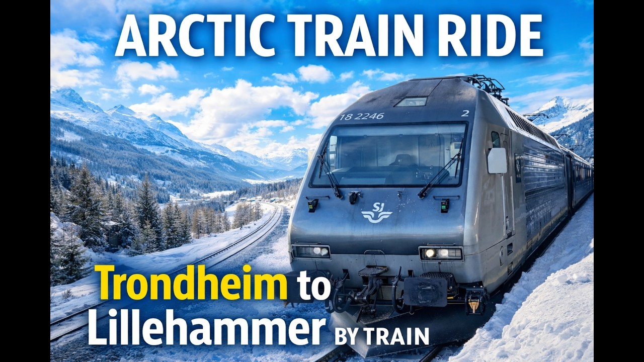 Trondheim – Lillehammer | Real-Time Train Cab Ride Through Norway