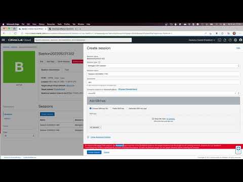 How to connect to a linux VM in a private subnet in a secure way, using OCI Bastion Service