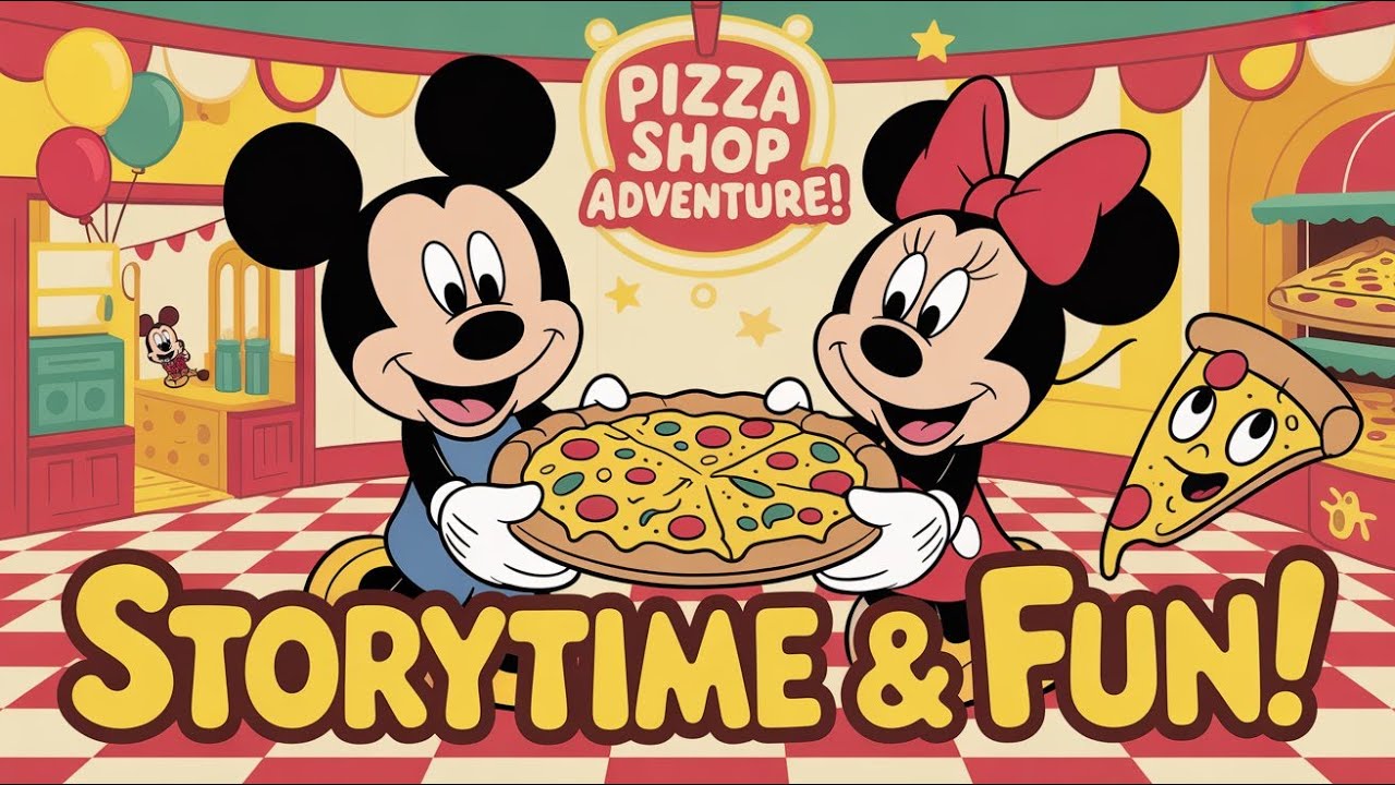 The Great Pizza Party with Mickey and Minnie 🎉 | 45 Min Family Cartoon Movie