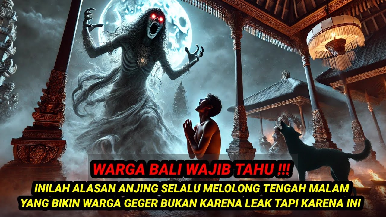 WARGA BALI WAJIB TAHU‼️MAKNA DIBALIK ANJING YANG SELALU MELOLONG SAAT TENGAH MALAM TERNYATA BEGINI..