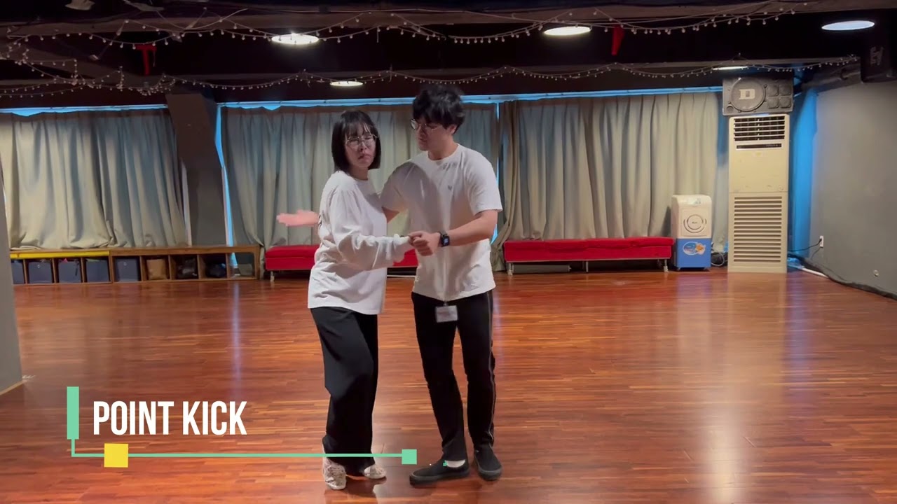 Point kick in Lindy Hop(Swing Dance) 포인트킥 기본
