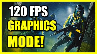 How to Get 120 FPS Graphics Mode on PS5 for Rainbow Six Siege (Greyed Out)