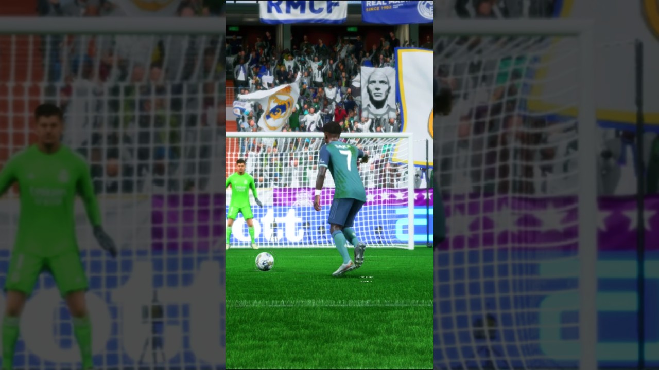 Bukayo Saka Penalty vs Real Madrid 🥶  