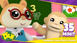 Cerita Ke Sekolah I 35 Minit I Cerita Kanak-Kanak I Cerita Didi & Friends