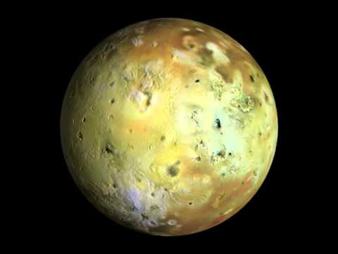 Rotation 3D d'Io, satellite de la planète Jupiter - YouTube