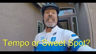 Tempo or Sweet Spot?