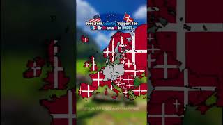 Does Your Country Support The USA Or Denmark In 2026? #shorts #europe #mapping #usa #edit #geography