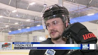 Tyson Feist full interview at Komets practice on 5/13/26