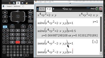 Implicit Plotting on TI-Nspire CX CAS