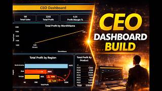 Build a Standout CEO Dashboard in Power BI (End-to-End Guide) CEO Dashboard from Scratch