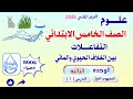 علوم الصف الخامس الابتدائي الترم الثاني 2026 المفهوم الاول درس 1 كتاب الأضواء 