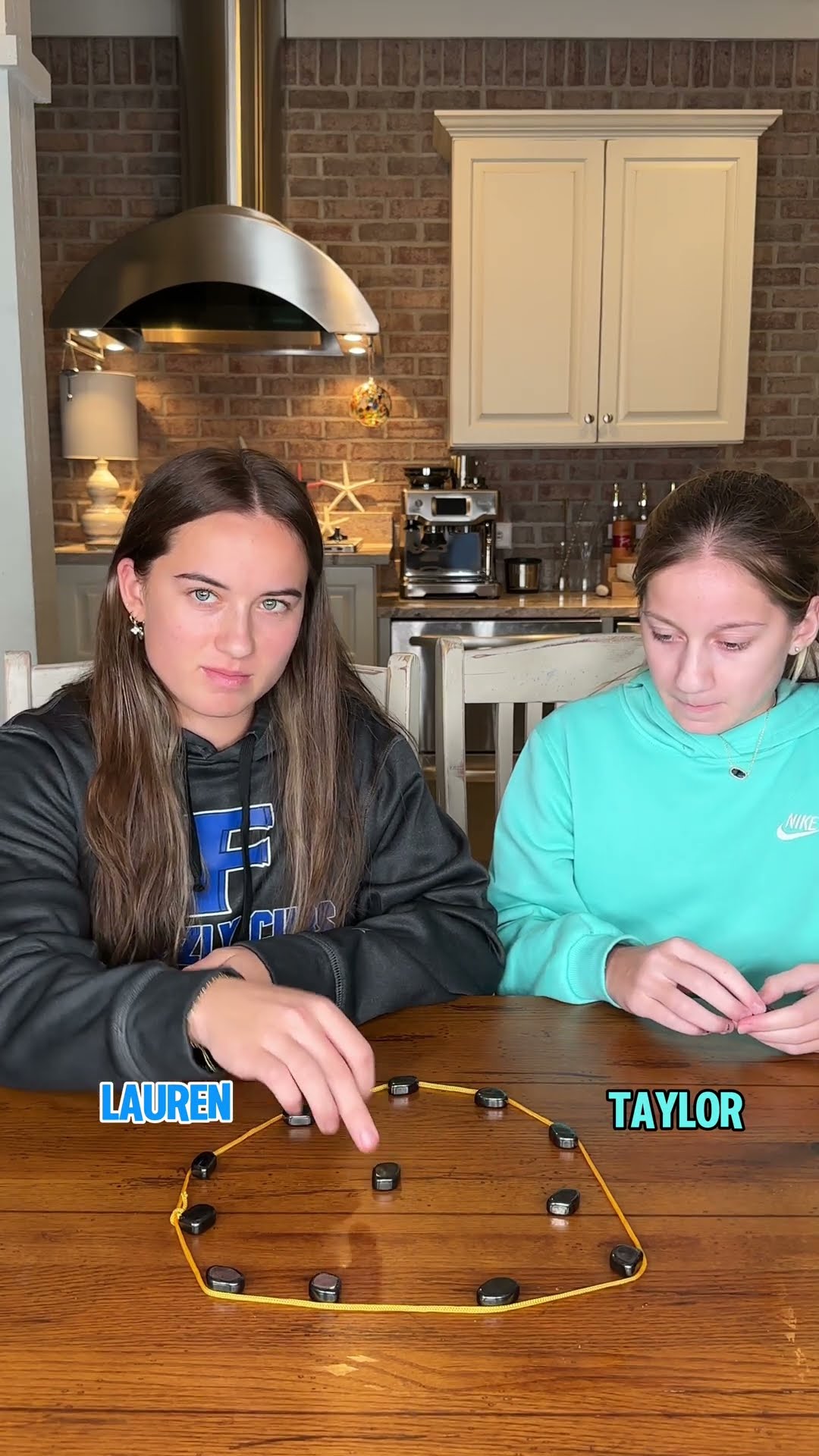 sister vs. sister magnet challenge!! #sisters #siblings