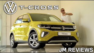 AGORA SIM, FAZ MAIS SENTIDO!! "NOVO" VOLKSWAGEN T-CROSS JÁ CHEGOU A PORTUGAL - JM REVIEWS 2024