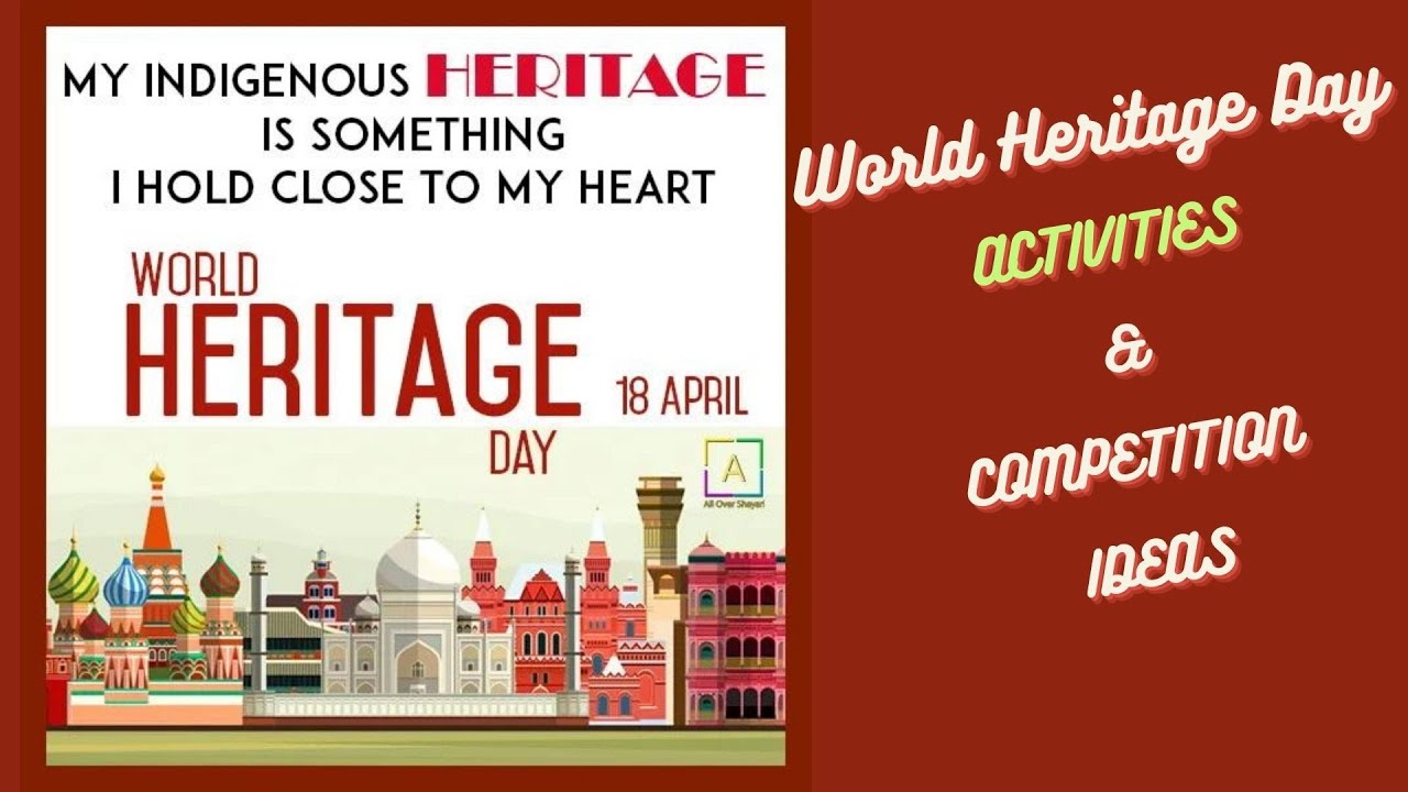 World Heritage Day activities | Importance of Heritage Day ,Quote /show & tell/ newspaper craft