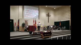 Owen Sound Salvation Army sings "If Crosses Come"