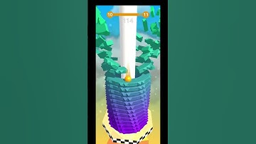 LEVEL 10 = IMPOSSIBLE?! 😱🔥 | Stack Ball 3D #shorts  #gaming #games #stackballsolution #gameplay