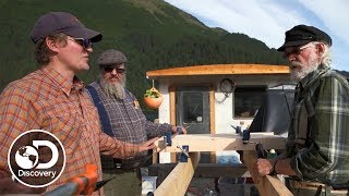 Building a Trestle Table for Thanksgiving | Alaska: The Last Frontier