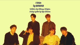 INFINITE - I Hate (Lyrics : Malay SUB)