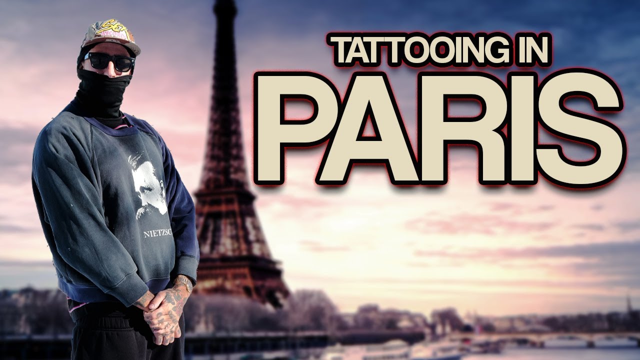 Traveling Tattoo Artist Tattooing and shopping in Paris