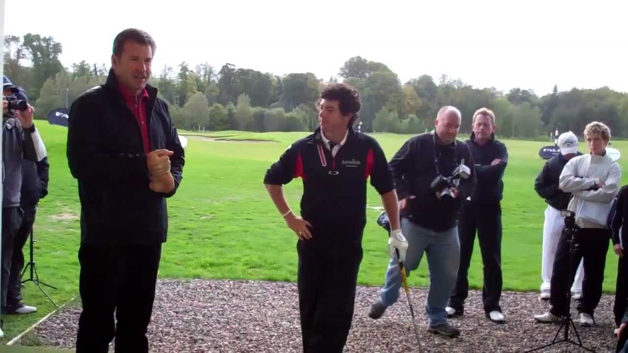 Faldo Series Grand Final 2011: Sir Nick & Rory Golf Clinic - YouTube