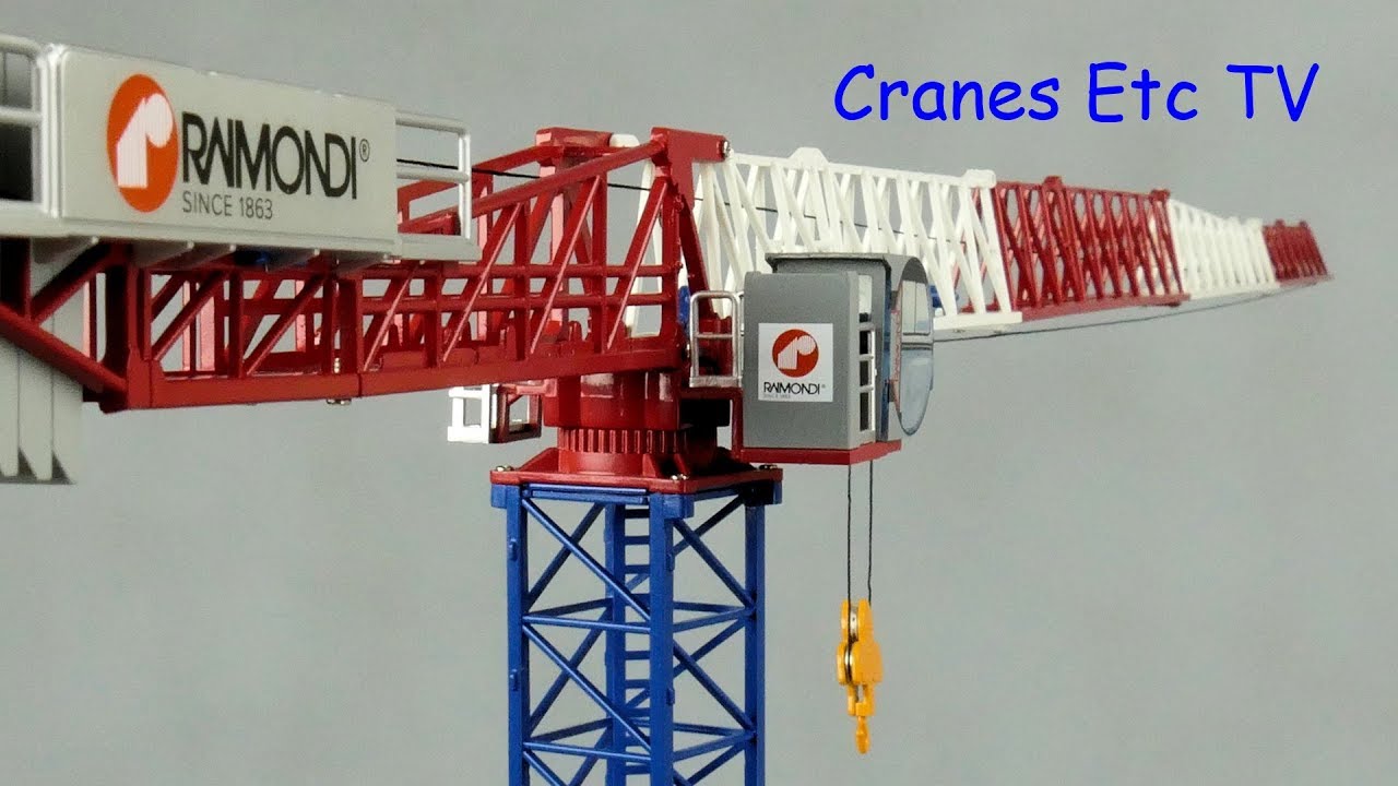 Башенный кран CGM Raimondi MRT234 от Cranes Etc TV