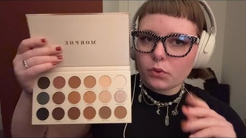 ASMR| My eyeshadow palette collection✨ tapping, scratching, whispering