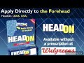 HeadOn Apply Directly To The Forehead 2006 USA Commercial 