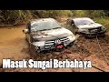 Pajero offroad di sungai berlumpur dalam