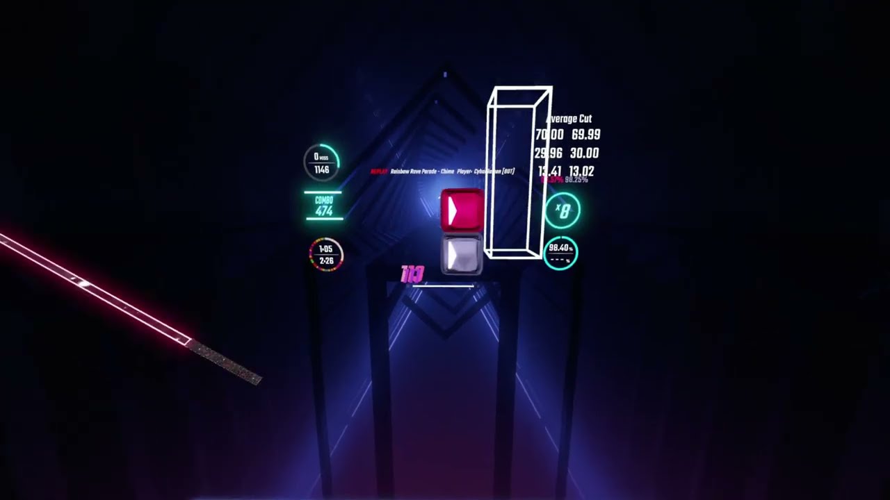 [Beat Saber AI] Rainbow Rave Parade - 98.30% FC