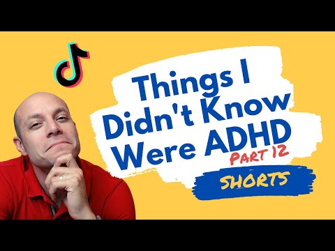 Things I Did no longer Know Had been ADHD / Indicators You Can even Own ADHD... Half 12! #Shorts thumbnail