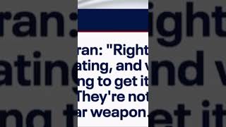 Trump issues stern warning to Iran