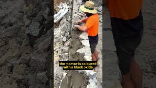 Capping Stones Complete This Retaining Wall