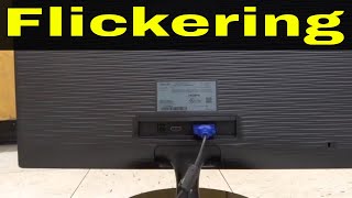 how to fix a computer monitor flickering-easy flickering screen solution