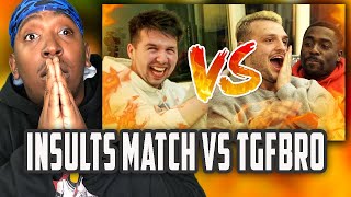 Information American Reacts To INSULTS MATCH vs TGFBRO News