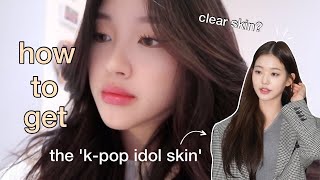 how to achieve the &quot;k-pop idol look&quot;: clear skin and a flawless base makeup