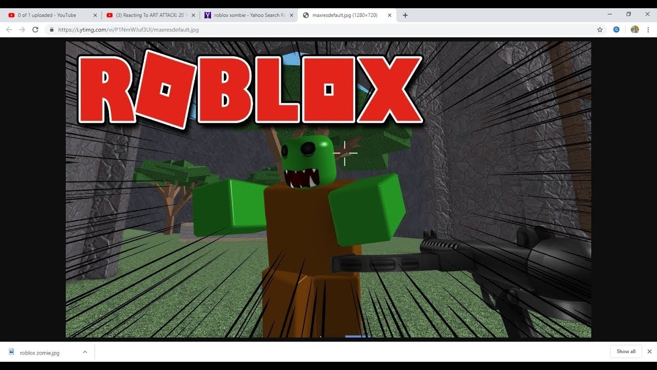 Roblox Zombie Attack - roblox youtube zombie