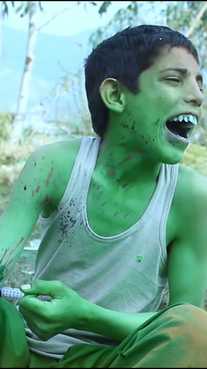 Angry Red hulk || Hulk smash || #shorts || hulk transformation in real life || green hulk fight ||