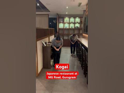 Kogai, Japanese restaurant at MG Road, Gurgaon #gurgaonrestaurants #
