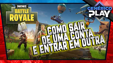 Tem como ter duas contas no Fortnite?