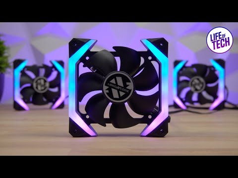 AbkonCore SP120 Spider Spectrum Sync (3 in 1) PC Fans | Budget RGB PC Fans
