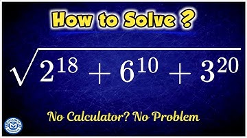 A Tricky Square Root Problem | Math Olympiad | No Calculator