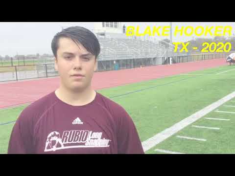 Rubio Long Snapping, Blake Hooker, November 2017 - YouTube