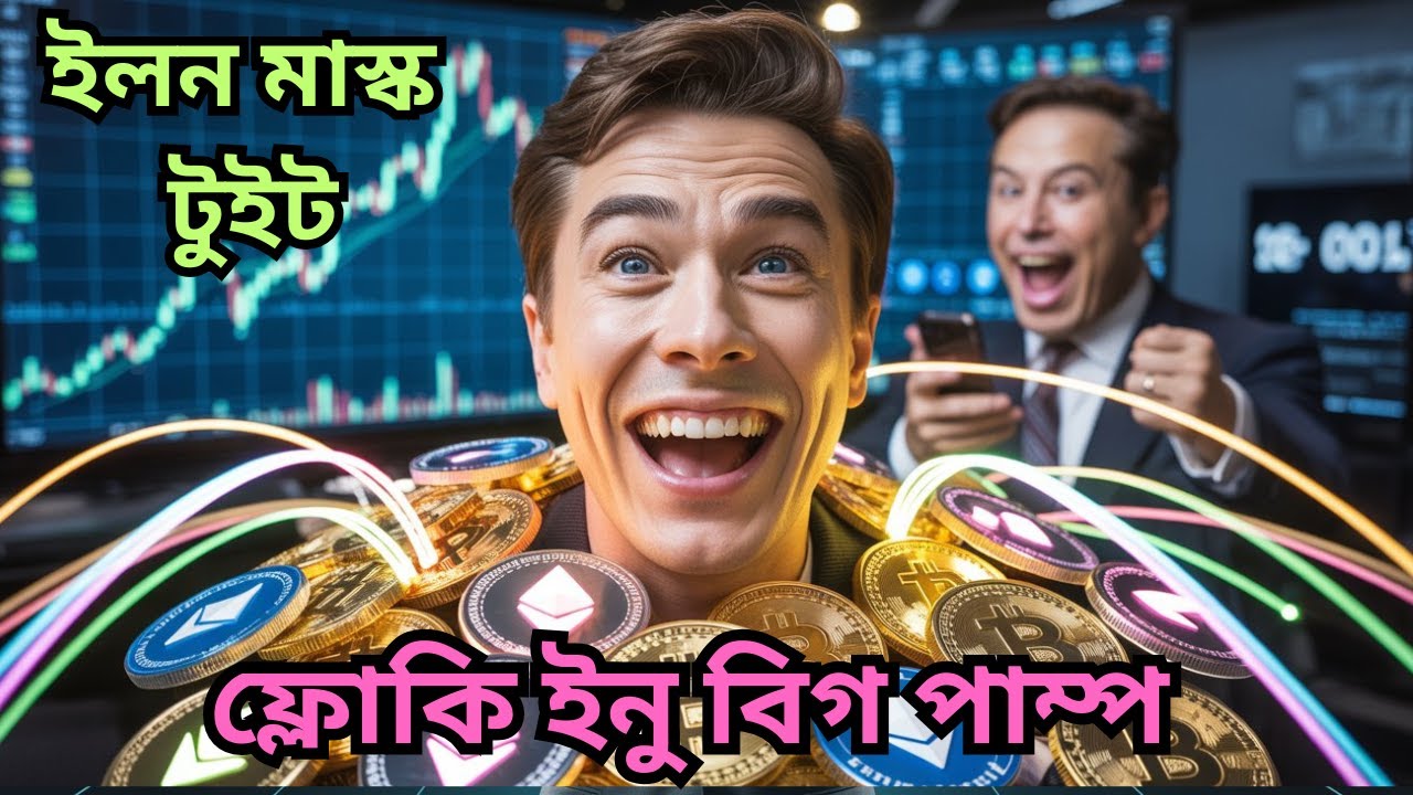 Floki Inu Pump! ইলন মাস্ক টুইট করল! Crypto Market বড় Pump আসছে| 