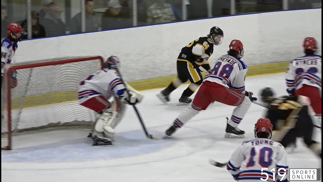 Under 16 Hockey - Kitchener Jr. Rangers vs Waterloo Wolves - YouTube