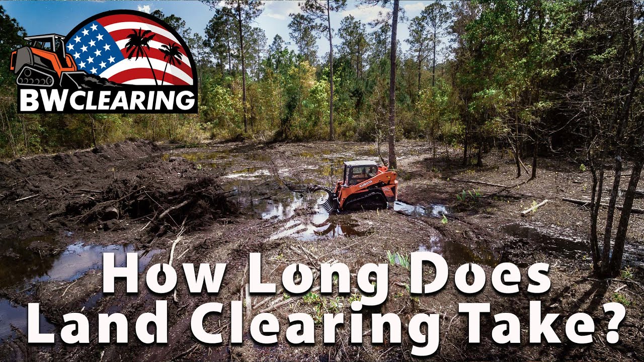 How Long Does Land Clearing Take? - BW Clearing - YouTube