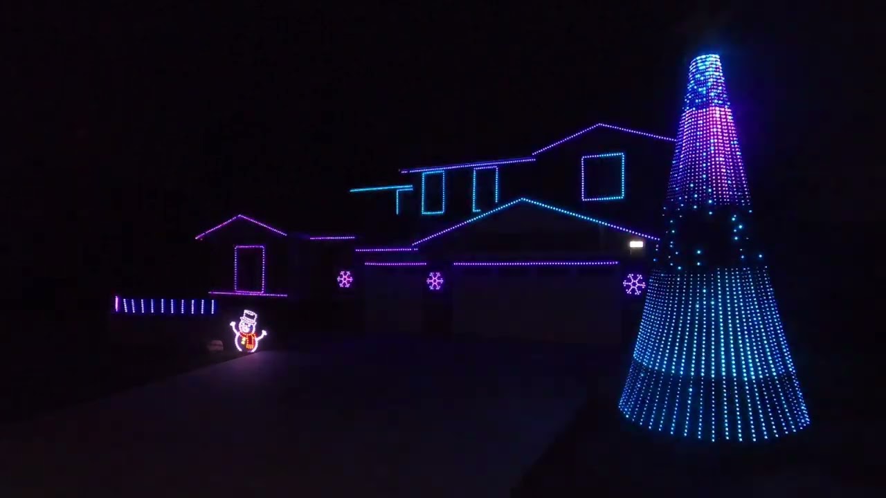 Jump by Van Halen- synchronized light show- Lights on Quarter Horse