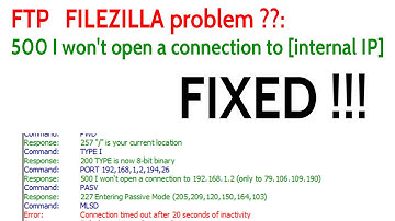 [Solved] How To Fix FTP error 500 I won