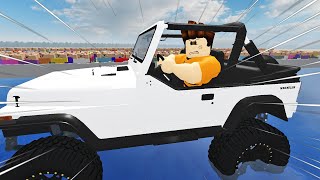 Horangi Lumba Kereta Offroad Dalam Air Banjir!!!  [Palm Ridge] (Roblox Malaysia) screenshot 5